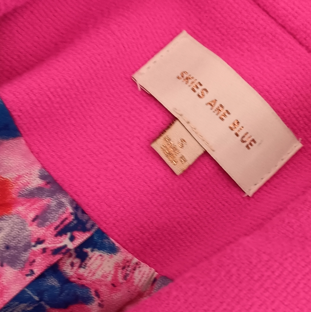 Pink Coat with Soft Vegan Leather Camel Belt - Picture 6 of 8